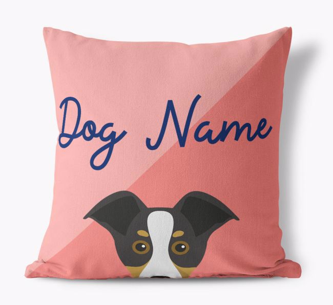 Peeking Name: Personalised {breedFullName} Cushion